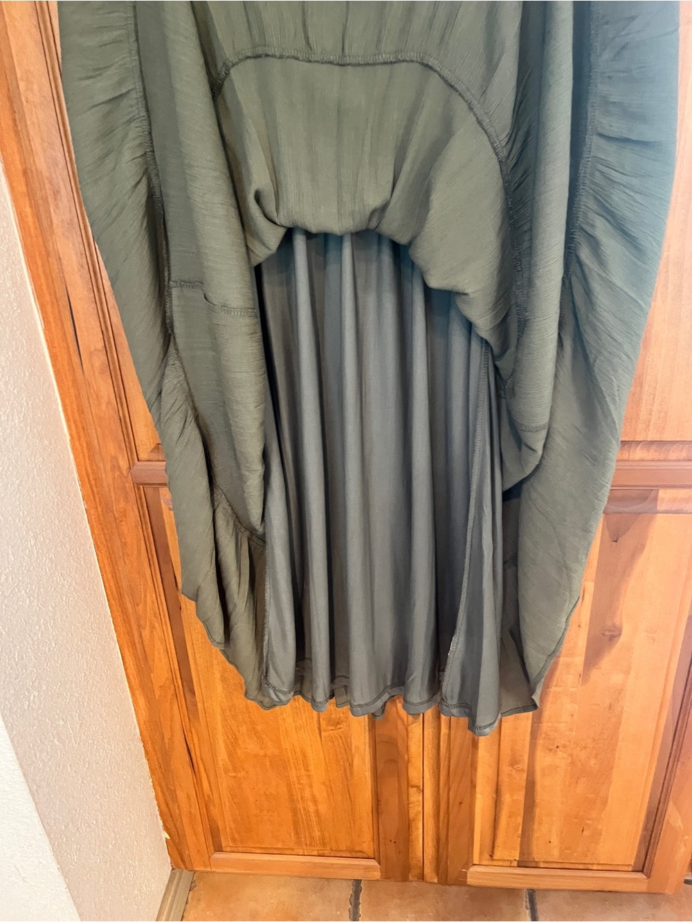 Baltic Born Olive Ruffle Sleeve Maxi Dress - Picture 7 of 7